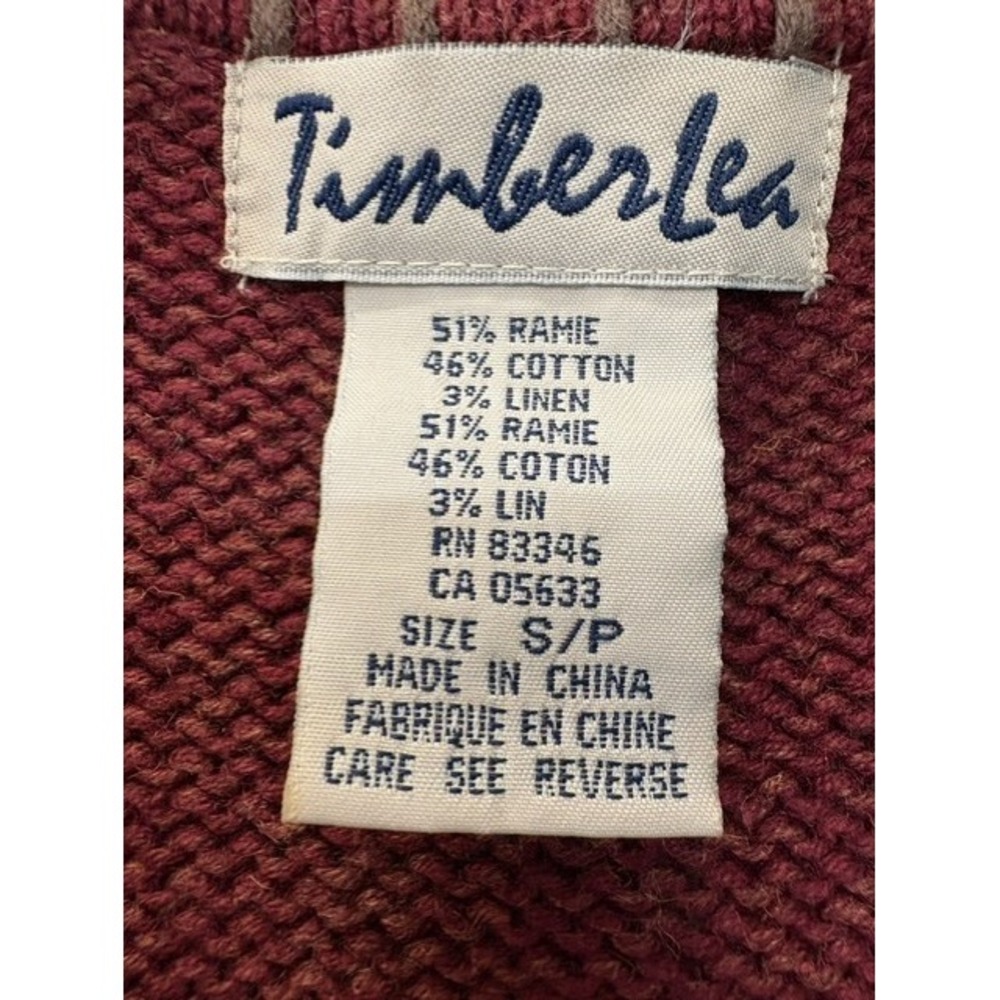 Timberlea Womens Vintage Cabin Patchwork Sweater Vest - Picture 3 of 3